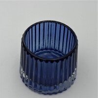 Teelichthalter Blau mix 8x7cm