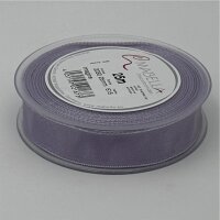 Drahtkantenband 25 MM violett 25 Mtr Farbe 615