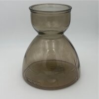 Vase Recycled Glas,21,5 x 23 Cm Beige