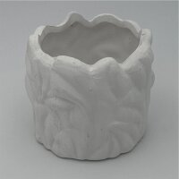 Blumentopf keramik weiss 12x10,5 cm