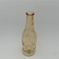 Bottele Glas Vase Orange  H 24 D 7,5cm