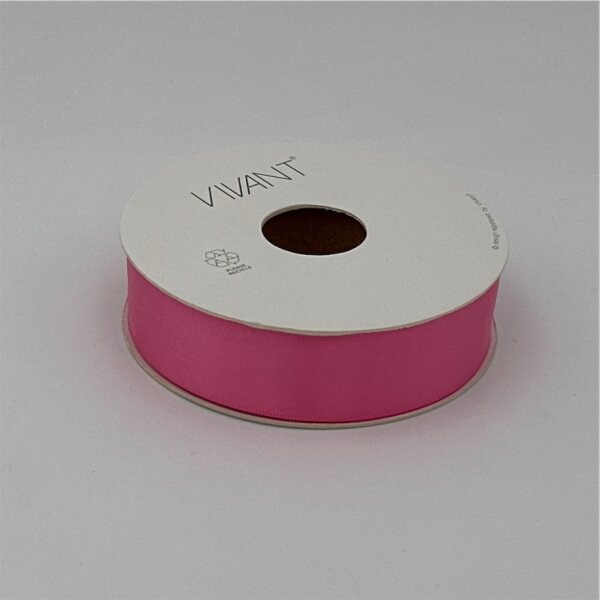 Satinband 25mm 25m Pink