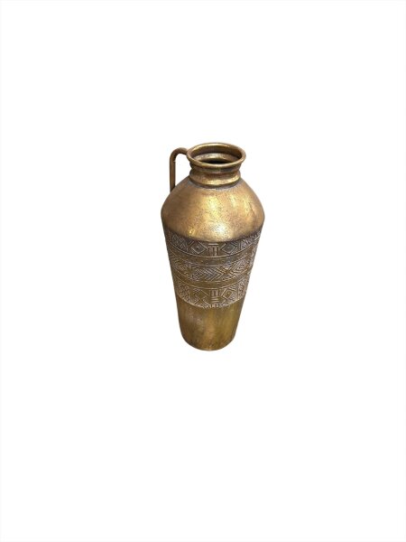 Vase Metall D 20 x 48 Cm Gold whitewash