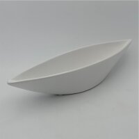 Schiffchen Keramik weiss 31 Cm