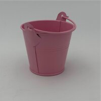 Zinkeimer rosa 10 x 9 Cm Mit Henkel