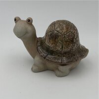Keramik-Schildkröte 15,3 Cm Braun