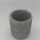 Keramikvase Zylinder D 15 H 18 cm grau