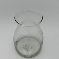 Glas Vase mit Rand Romeo 20x14 cm
