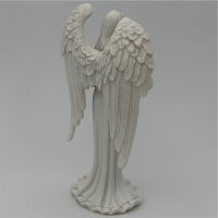 Engel mit Taube 2 Stk Poly 17 cm