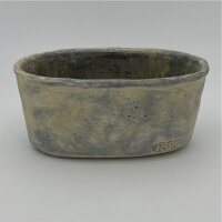 Keramik-Topf antique grey 21 cm
